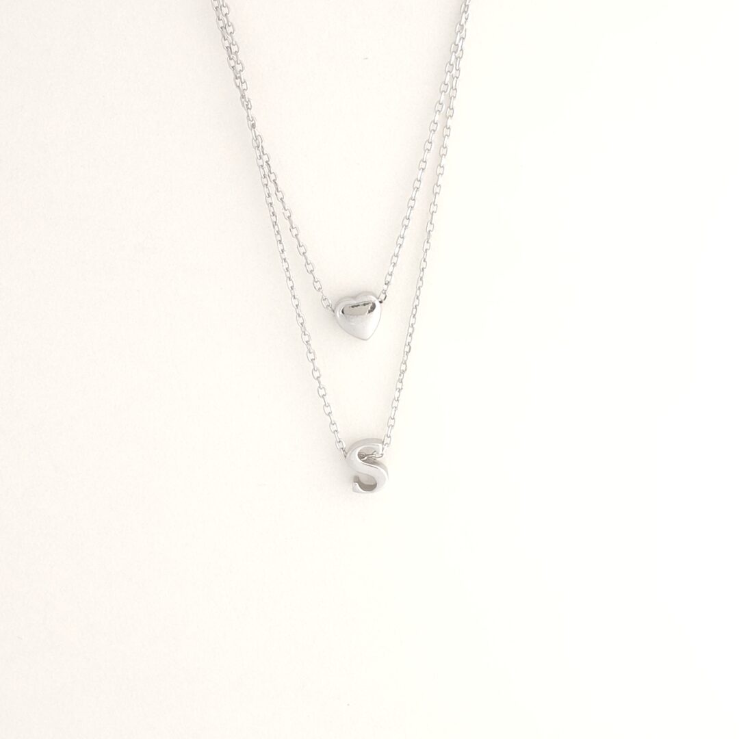 Lettered Chain in Sterling Silver - Image 4