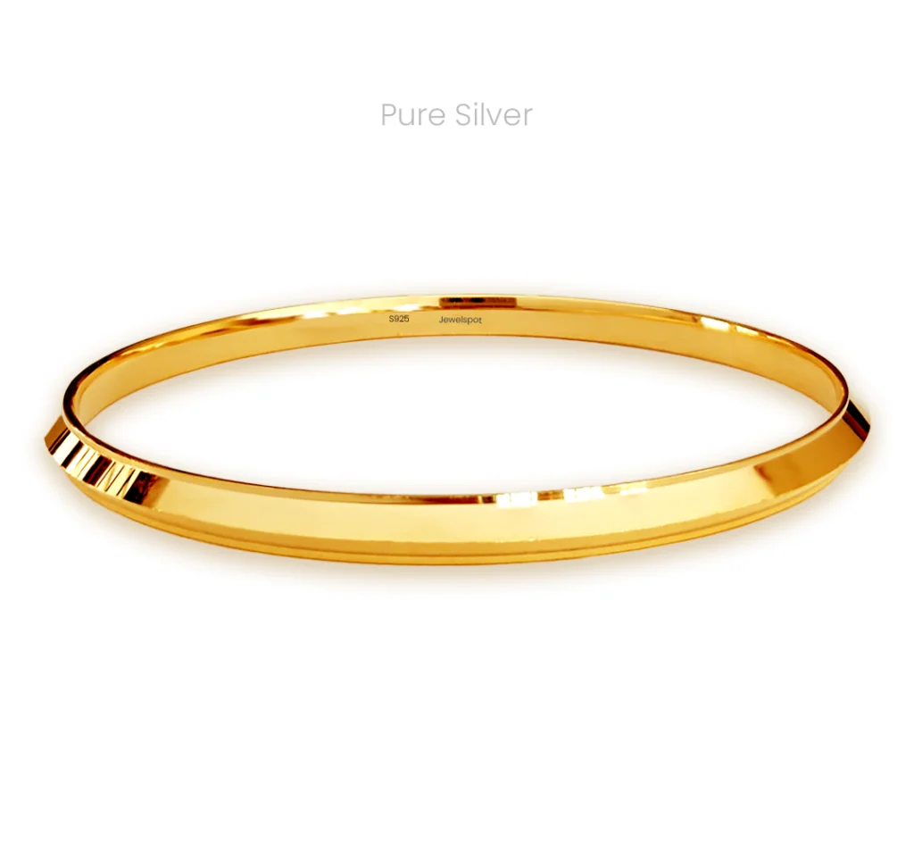 gold polished kada