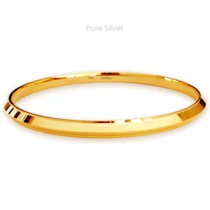 gold polished kada
