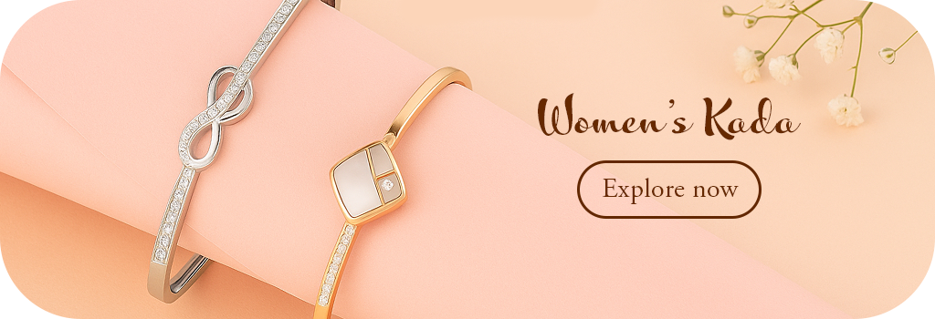 Women's kada in silver
