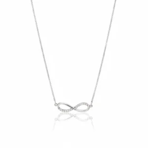 Infinity Love Necklace in 925 Sterling Silver