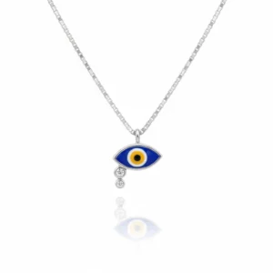 The Mystic Eye Pendant Chain in 925 Sterling Silver