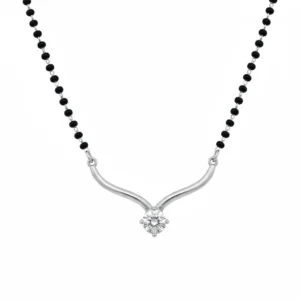 Mangalsutra Pendant Chain in 925 Sterling Silver 1