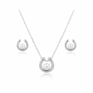 Pearl Pendant Set in 925 Sterling Silver-3