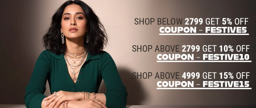 diwali festival offer on Sterling silver jewellery by jewelspot