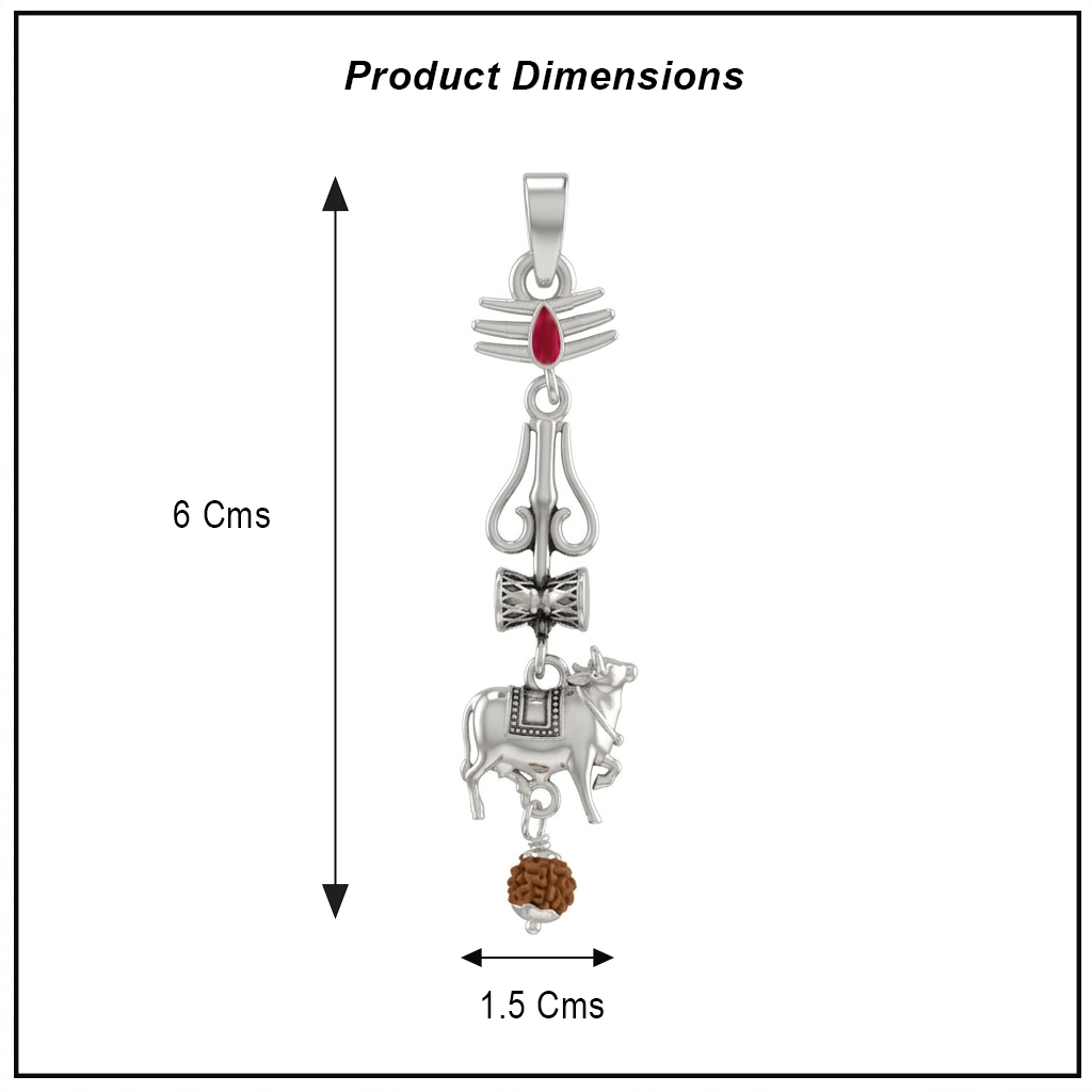 Mahesh Babu 925 Sterling Silver pendant, inspired by Varanasi movie - Image 6