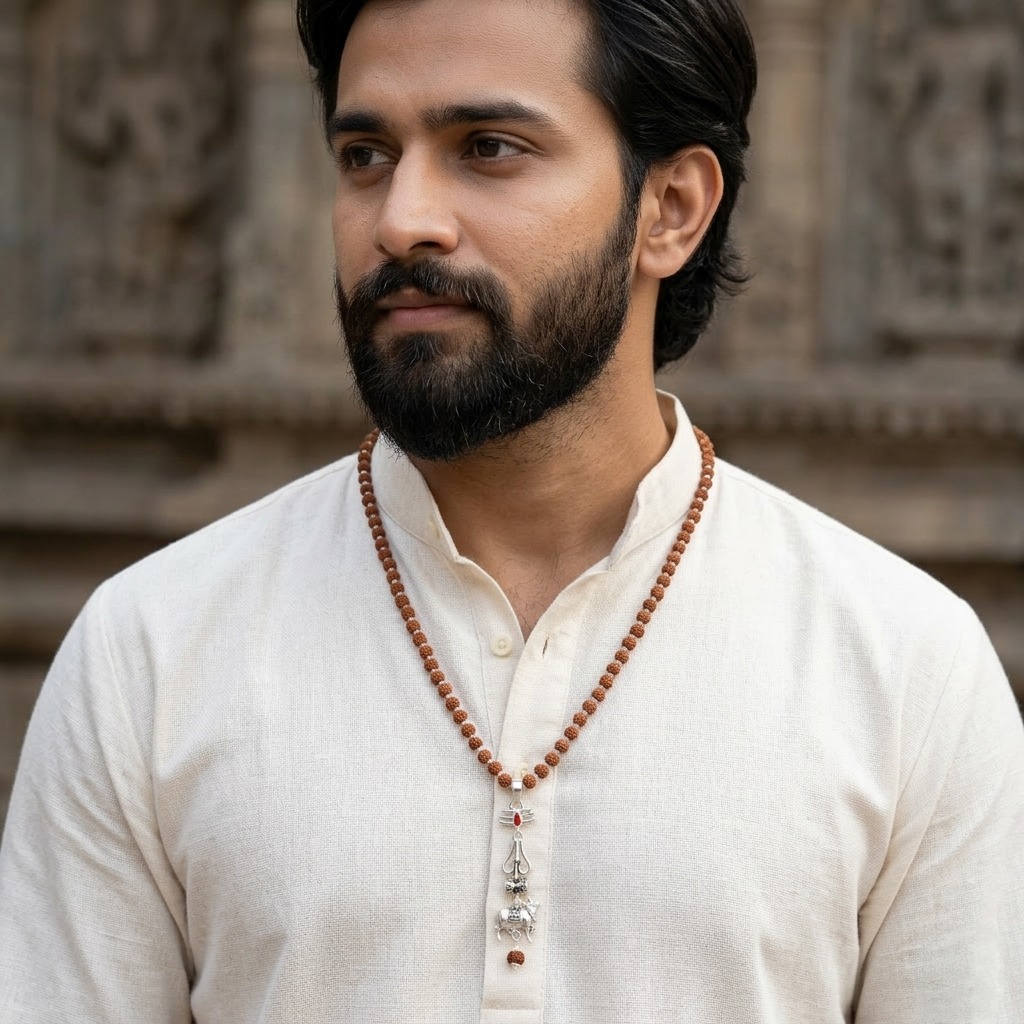 Mahesh Babu 925 Sterling Silver pendant, inspired by Varanasi movie - Image 5