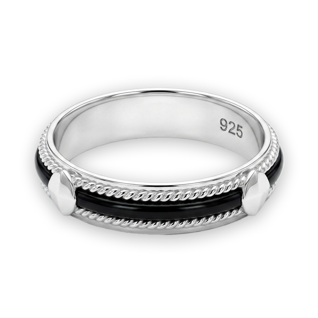 925 Silver yanai mudi ring
