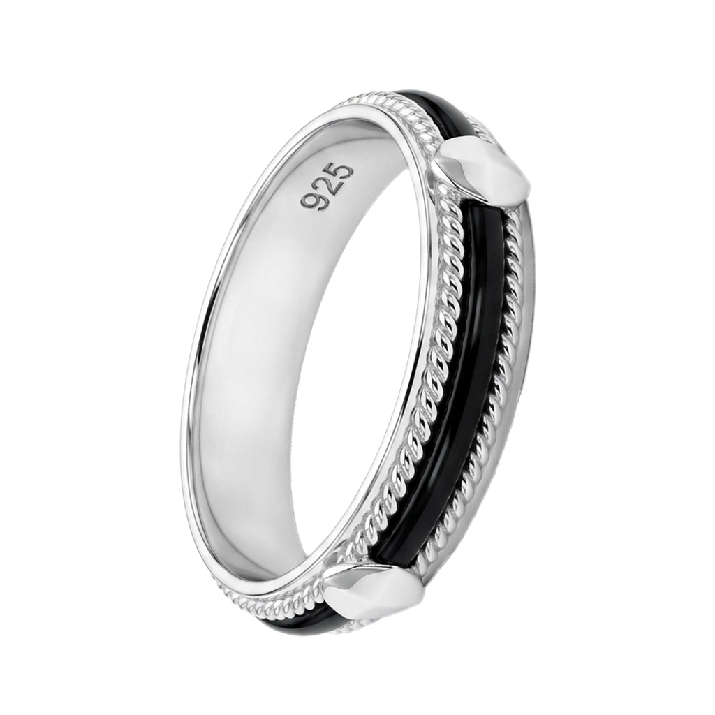 925 Silver Yanai Mudi (Elephant Tail Hair Ring) Unisex - Image 4